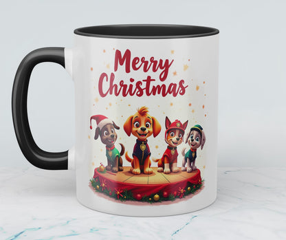 Lustige Weihnachts-Tasse mit Paw Patrol Design – Perfektes Geschenk für ein fröhliches Merry Christmas!