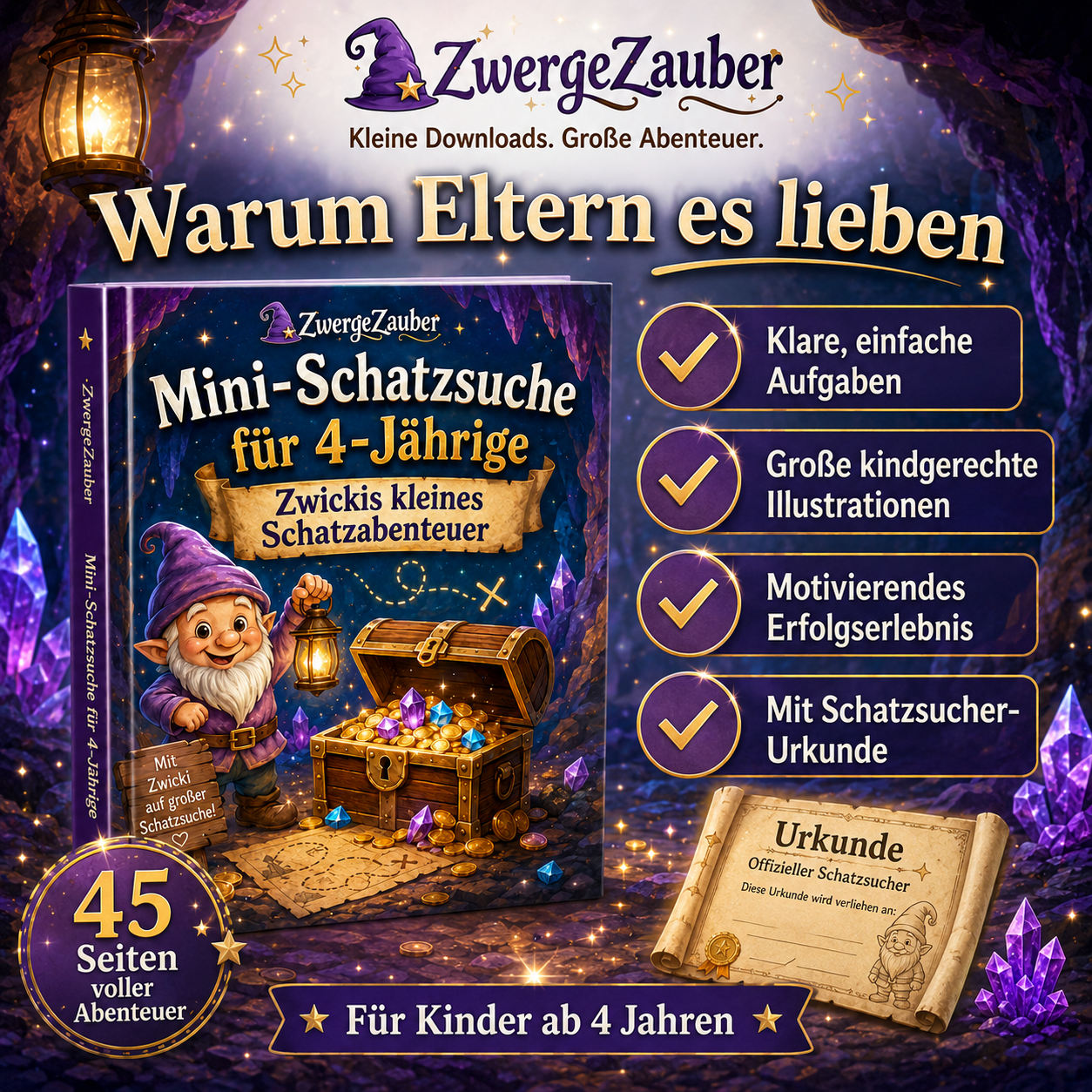 schatzsuche.png
Schatzsucher-Urkunde zum Ausfüllen als Abschluss der Mini-Schatzsuche für Kinder ab 4 Jahren
