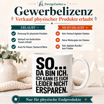 ZwergeZauber Tassendesign So da bin ich – Verkaufsbild 4