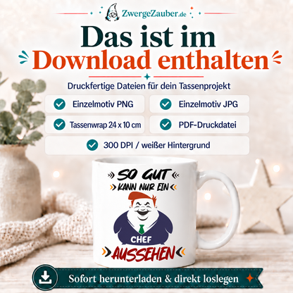 ZwergeZauber Tassendesign So gut kann nur ein Chef aussehen – Verkaufsbild 2