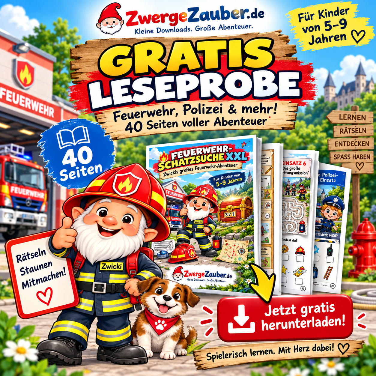 Neue ZwergeZauber Gratis-Leseprobe mit 40 Seiten