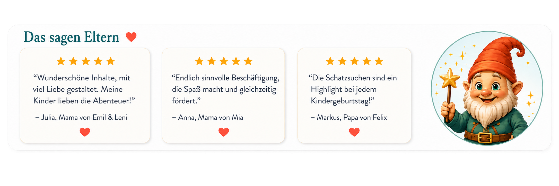 Das sagen Eltern über ZwergeZauber – Kundenstimmen und Bewertungen